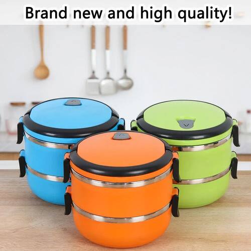 Hot Food Flask Stainless Steel Lunch Box Thermos Vacuum Insu