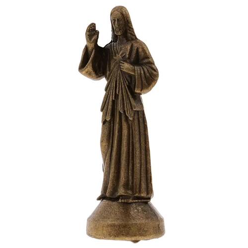 Vintage Jesus Holy Statue Carved Christian for Believer East