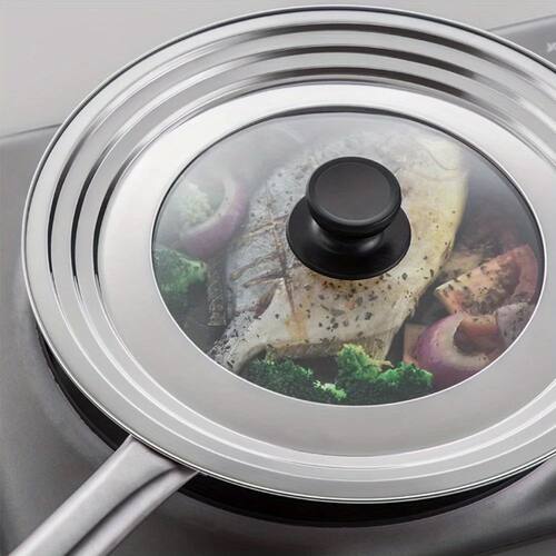 Universal Round Stainless Steel Frame Kitchen Spill-proof Co