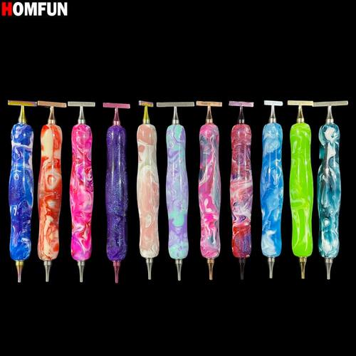 HOMFUN Colorful Diamond Painting Pen，Embroidery Threaded Do