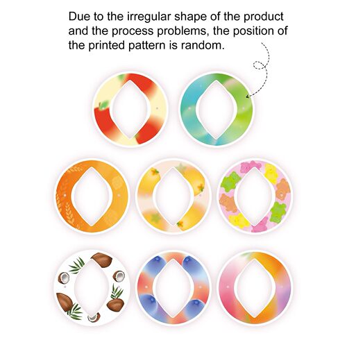 1pc Oval Shape Fruit Drink Flavor Pod Creative 0 Sugar 0 Cal
