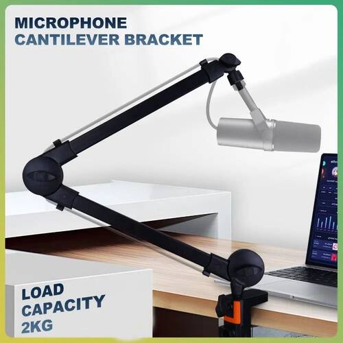Professional Grade 360° Rotation Microphone Boom Arm Sturdy