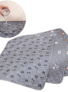 Reusable Dog Pee Pad Blanket Absorbent Diaper Washable Puppy