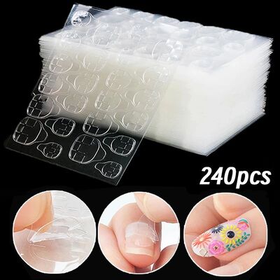 Double Side Nail Jelly Glue Transparent False Nail Art Adhes
