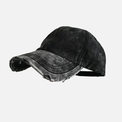 Tie-Dyed Japan Yabi Washed Denim Cotton Baseball Cap Men Wom
