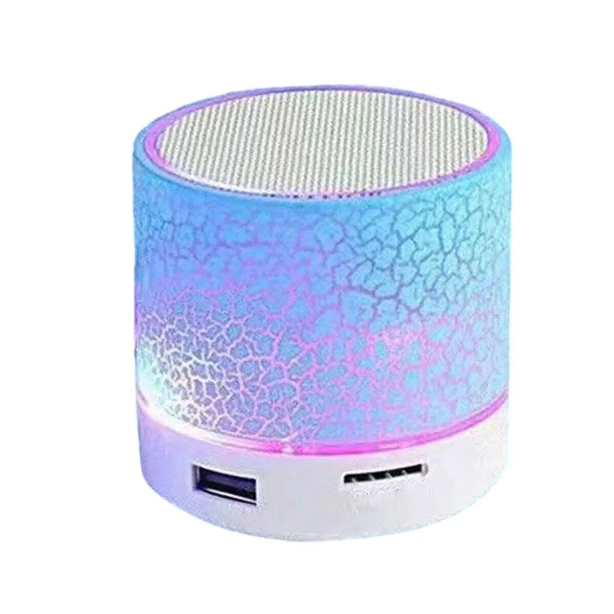 Wireless Mini Speaker, Subwoofer, Dazzle Crackle 7 Colour Li