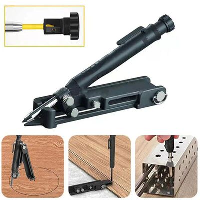 Multi-function Scribing Ruler Contour Gauge Scribe Compass C