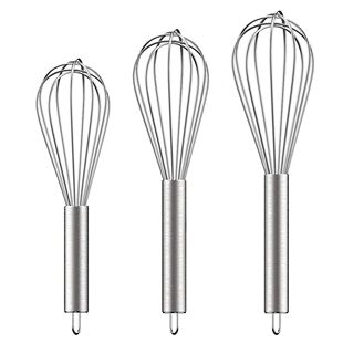 Inch Set Steel Wire Stainless Whisks Pack Whisk
