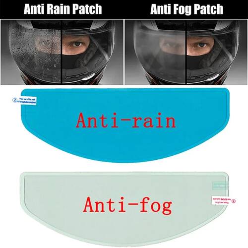 Motorcycle Helmet Clear Anti-Fog Rainproof Film Helmet Lens