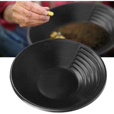 Hot Sale Plastic Gold Pan Basin Nugget Mining Pan Dredging P