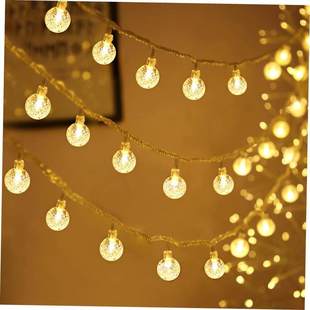 String Lights Garland Led Fairy Ball Christmas Light Crystal