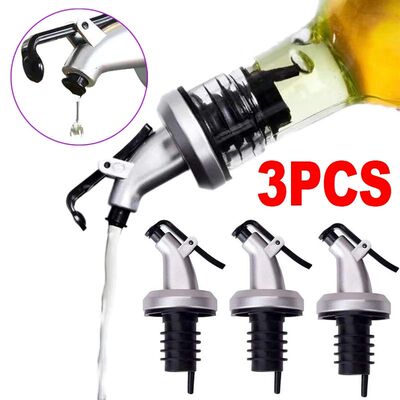 New Oil Bottle Stopper Rubber Lock Plug Seal Leak-proof Food