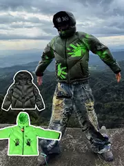 Correct Version of Mertra American Street Style Special Temperature-Changing down Cotton Jacket 2025 Winter New Hip-Hop Warm Coat