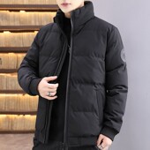 春秋款 棉服立领棉袄子 连帽夹克外套流行休闲薄款 小棉衣男韩版 修身