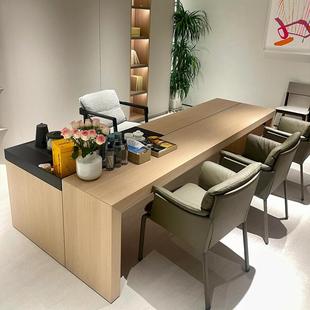 新中式实木茶桌椅组合现代简约家用餐桌泡茶桌一体两用茶室泡茶台