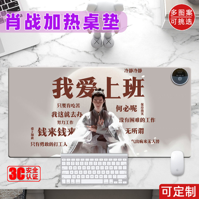 肖战加热桌垫生日礼物暖桌垫加热鼠标垫闺蜜发热暖手宝肖战周边