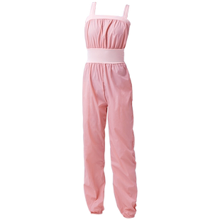 暴汗服女舞蹈热身裤发汗裤芭蕾舞练功背带裤薄形体瘦腿桑拿减肥裤