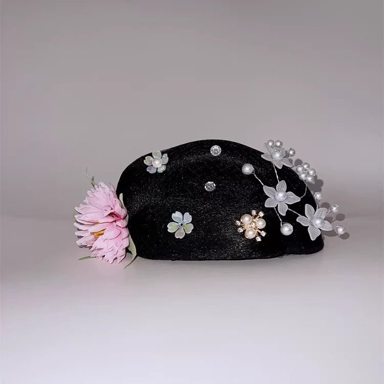 原创古典舞桃李杯撷云绣锦演出扇子舞伞舞假发湘云飞舞蹈艺考头饰