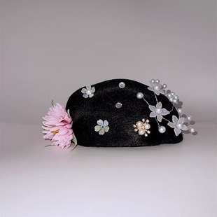 原创古典舞桃李杯撷云绣锦演出扇子舞伞舞假发湘云飞舞蹈艺考头饰