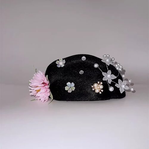 撷云绣锦扇子舞伞舞湘云飞头饰