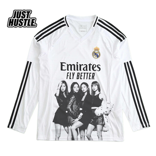 BLACKPINK LISA JENNIE JISSO ROSE 足球服 短袖 REMAKE 球衣定制