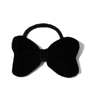 红色丝绒蝴蝶结头绳扎头发橡皮筋发圈简约ins气质大肠圈马尾发绳