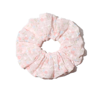 雪纺小碎花大肠发圈春夏小清新头绳扎马尾发绳橡皮筋发饰百搭淑女