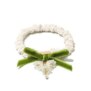 铃兰花吊坠头绳发绳简约高弹力耐用橡皮筋发饰气质百搭网红皮套女