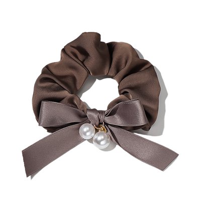 菲啵尔珍珠蝴蝶结飘带大肠发圈