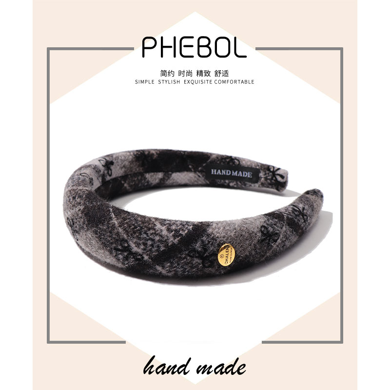 蝴蝶结气质高级感海绵发箍高颅顶头箍洗脸外出百搭发饰发卡子发捆