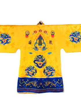 新款道家用品台湾高功五龙衣五龙法衣宵台衣双龙衣九龙道服道袍道