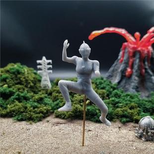 潮玩DIY手工 姿势6 C型脸 43模型手办场景 初代奥特曼名鉴初代F