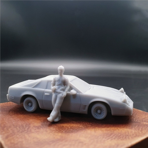 潮玩DIY手工 一路向北B款周杰伦拓海 A186 1/64模型微缩手办场景