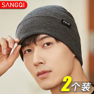光头棉帽冷帽冬天防寒保暖女2025新款 帽子男士 毛线针织帽春秋冬季