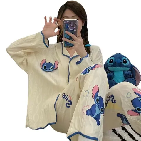 冬天睡衣女网红小香风长袖甜美家居服套装开衫春秋季外穿高档