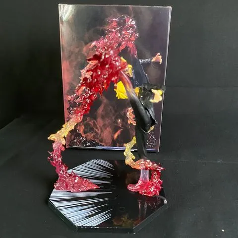 恶魔路飞风海贼王模型鬼斩摆件火拳手办山治索隆艾斯腿动漫