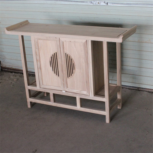 北榆木玄关台端景台家具