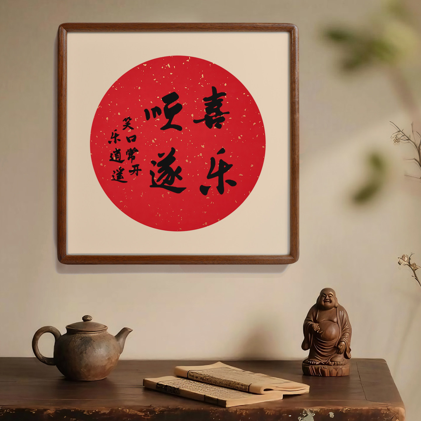 黑胡桃木圆角榫卯画框书画字画diy手写书法斗方相框晒金宣纸装裱,家居饰品,相框/画框,淘宝优惠券,粉丝福利购,淘宝优惠卷