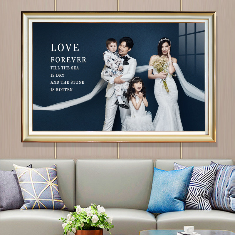 婚纱照放大尺寸相框挂墙打印冲印洗印冲洗精修照片修图海报定制