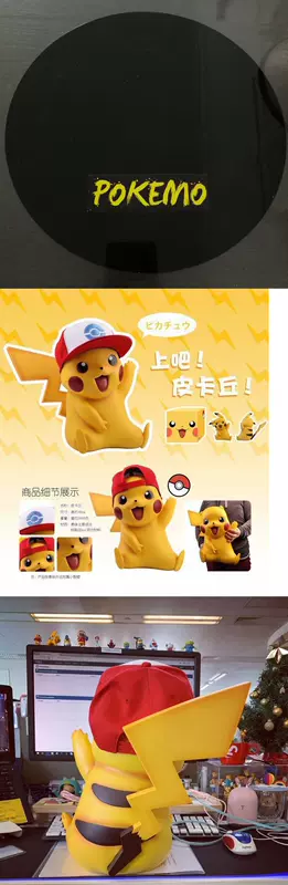 智 Tai thay thế từ tính Spot Pikachu tay 1 đến 1 1: 1 trang trí mô hình lớn - Capsule Đồ chơi / Búp bê / BJD / Đồ chơi binh sĩ búp bê con trai