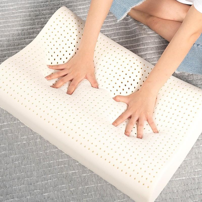 高品质泰国皇家乳胶枕成人按摩颈椎枕高低按摩枕波浪枕枕头