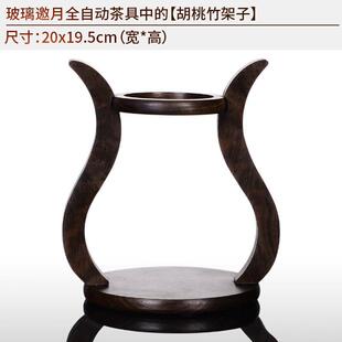 高品质乌檀木移动茶台家用小茶车客厅实木茶柜阳台泡茶几烧水壶一