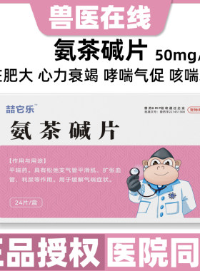 喆它乐氨茶碱片心脏病肥大药