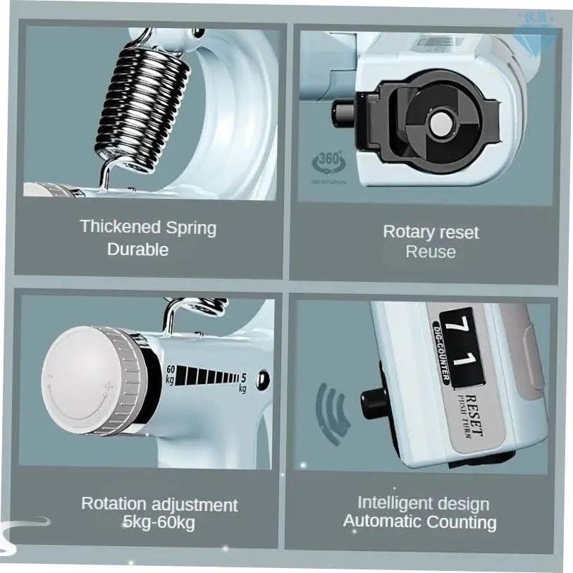 5-60kg Adjustable Hand Gr24202577ip Srengthener Hand Grip Tr