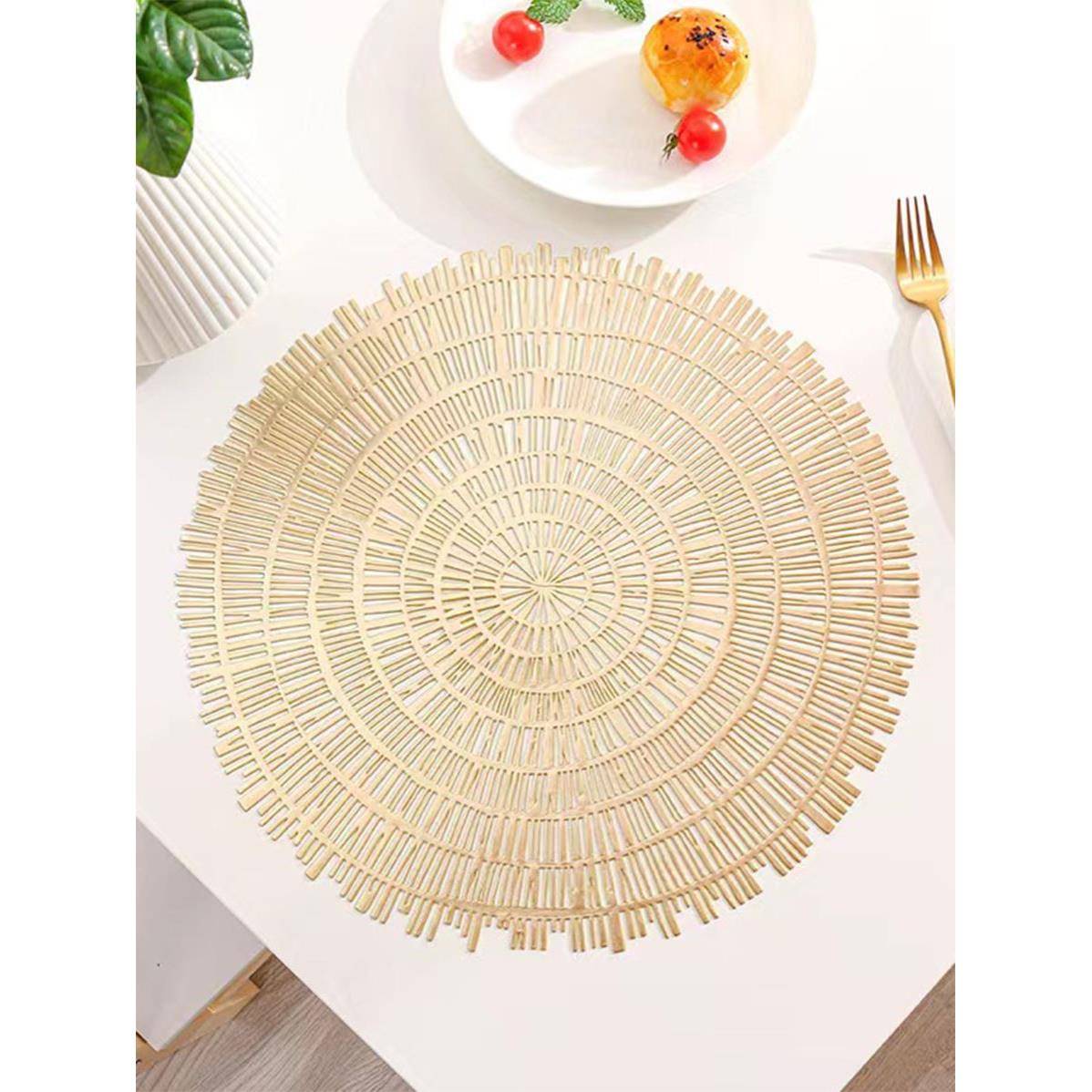 Round Coaster Insulation Table Mats Pads Plastic Table Place