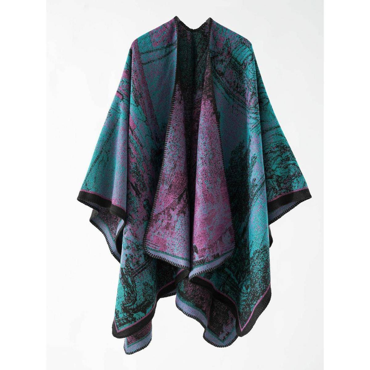 New Art Retro Shawl Women's Travel Scarf Women's Wear Exter