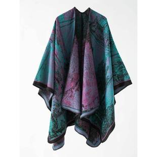 New Art Retro Shawl Women's Travel Scarf Women's Wear Exter