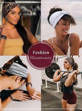 Yoga Headbands For Womens Hair Wide Thick Stchy Boho Tur