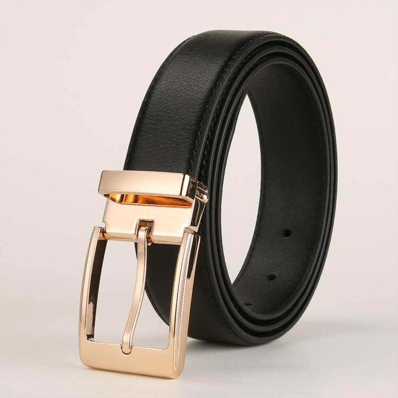Mens Waist Belt Men Belts Leather Man For Jeans Black Male1
