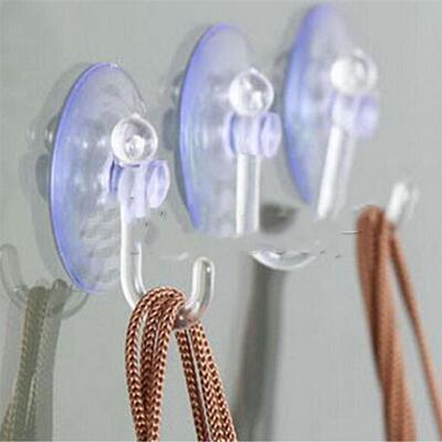10pcs wall hooks hanger bathroom suction cup sucker accesso